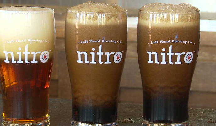 this picture shows nitro beer